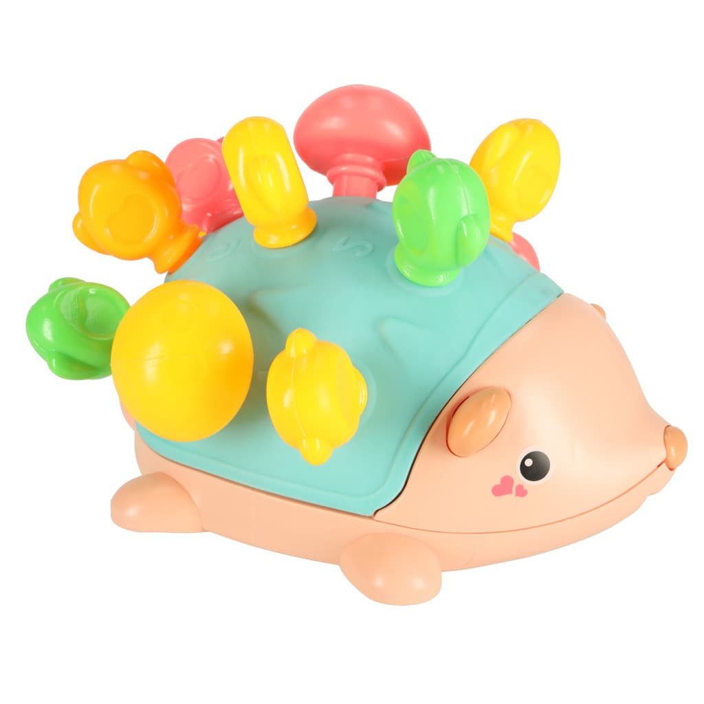 Jeżyk sensoryczny edukacyjny montessori wyjmowane kolce niebieski